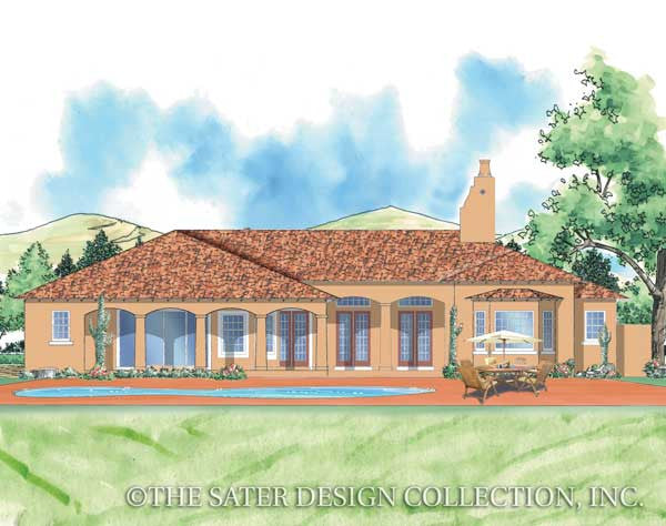 Shiloh-Rear Elevation-Plan #6763