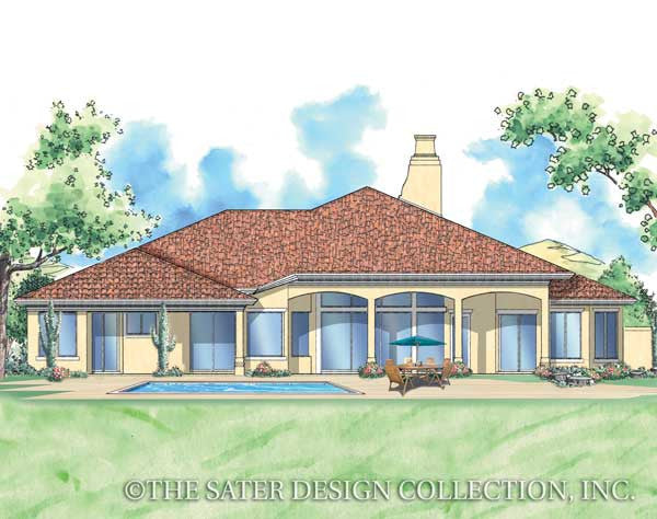Sonora-Rear Elevation-Plan #6764