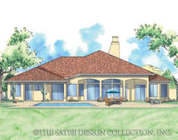 Sonora-Rear Elevation-Plan #6764