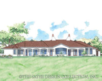 Echo Canyon-Rear Elevation-Plan #6766