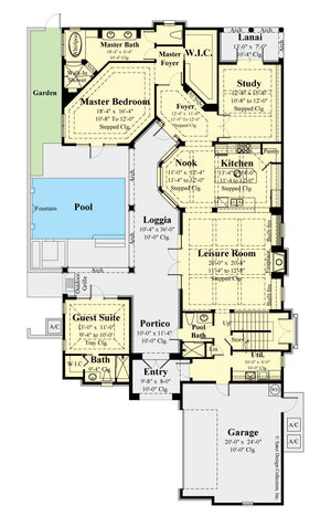 Home Plan Avignon | Sater Design Collection