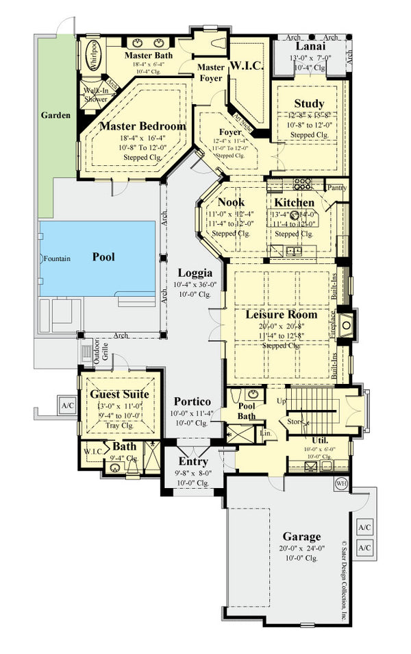 Avignon Main Level floor plan