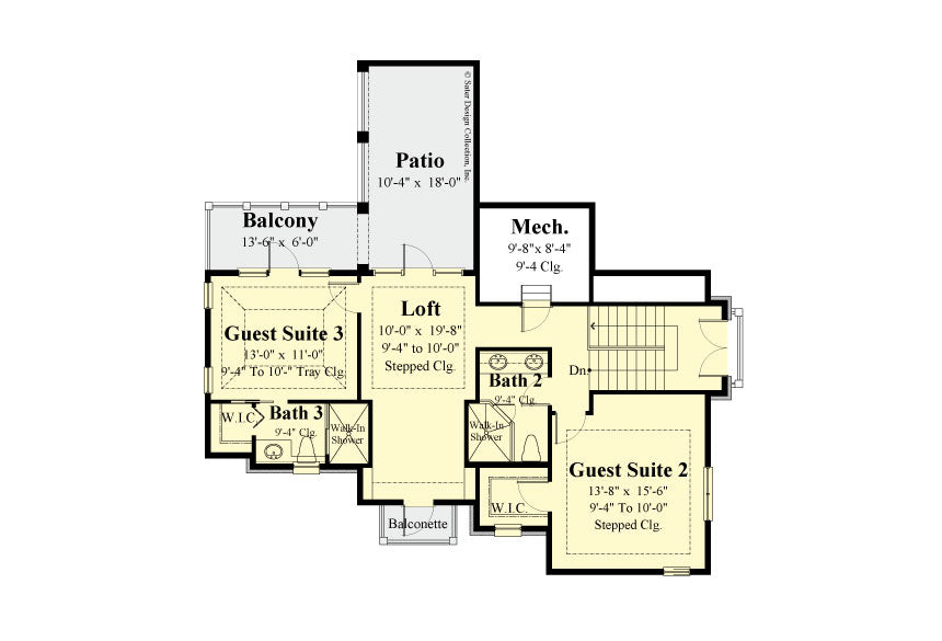 avignon upper level floor plan