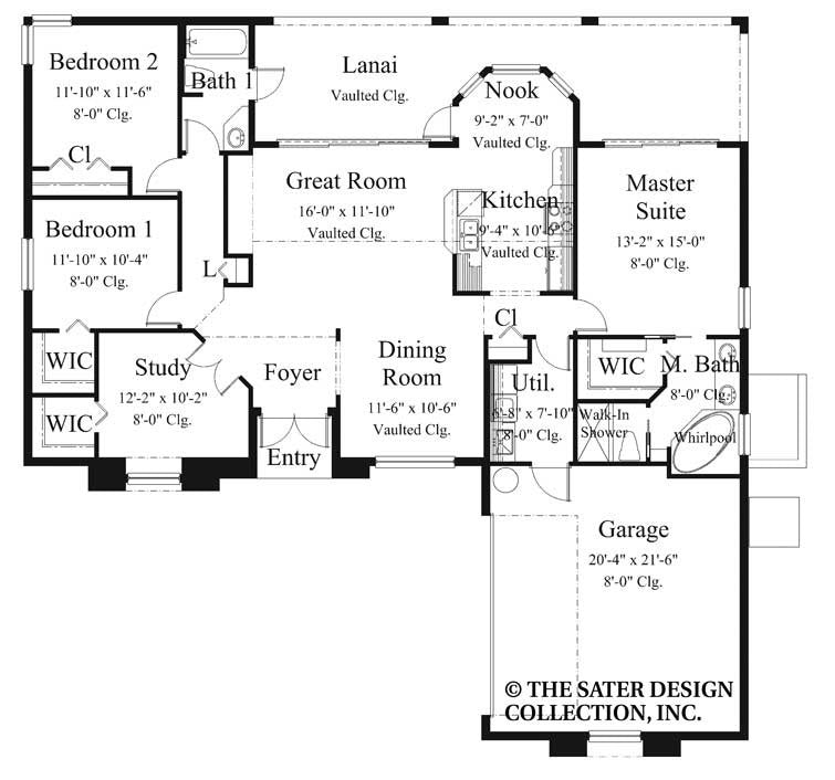 kendric home floor plan - plan #6772