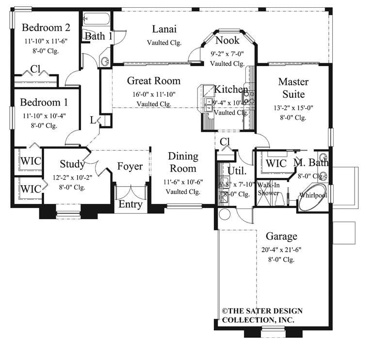 laibrook home-main level floor plan-#6773