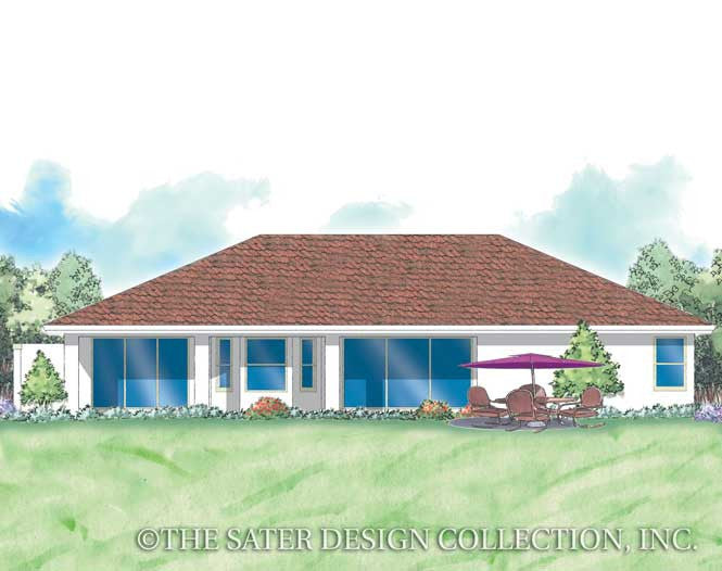 Laibrook-Rear Elevation-Plan #6773