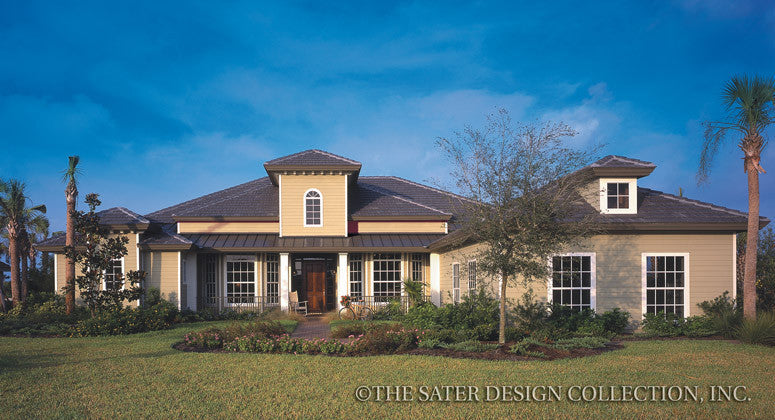 Rosemary Bay-Front Elevation-Plan #6781