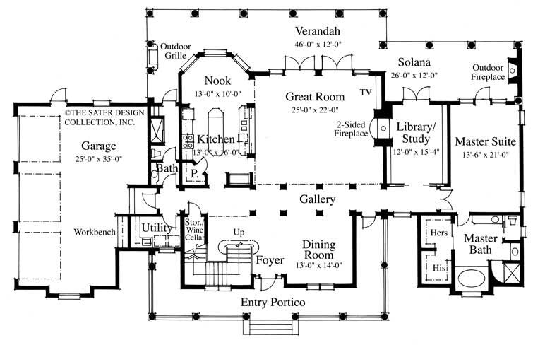 anna belle-main level floor plan- #6782