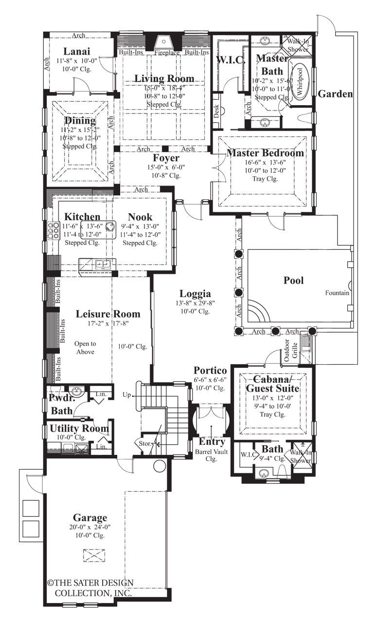 salcito-main level floor plan #6787