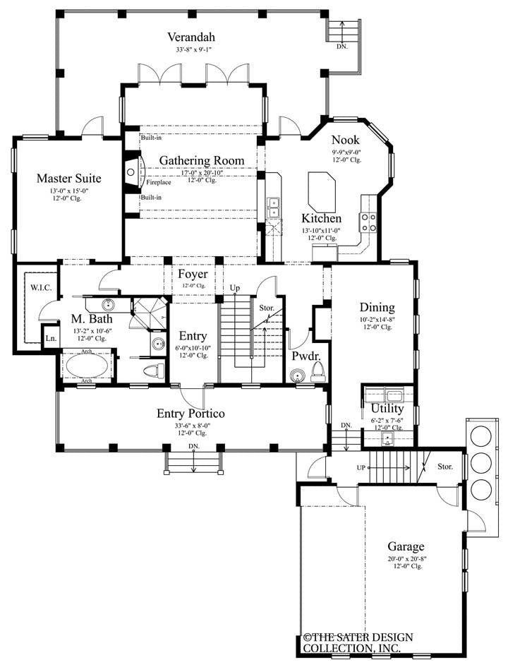 Megans Bay-Main Level Floor Plan-#6796