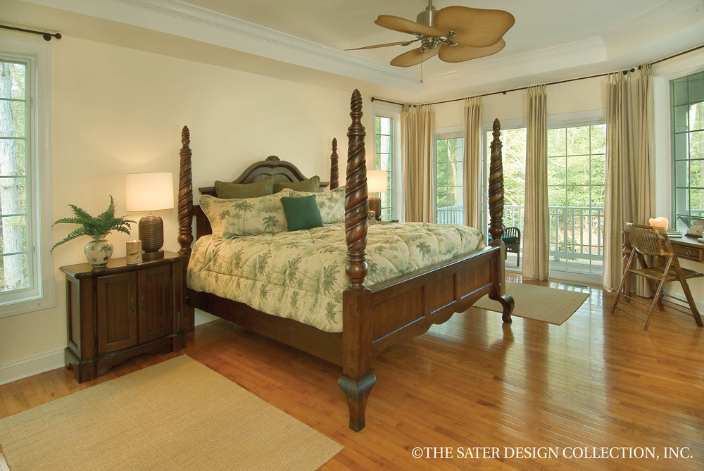 Montego Bay Home-Master Bedroom Image-Plan #6800