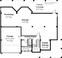 Chateau-Sur-Mer Lower Level Floor Plan -Plan #6801