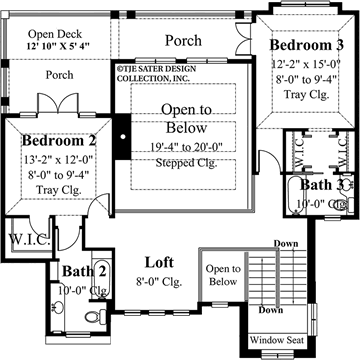 walden hill-upper level floor plan-plan #6803