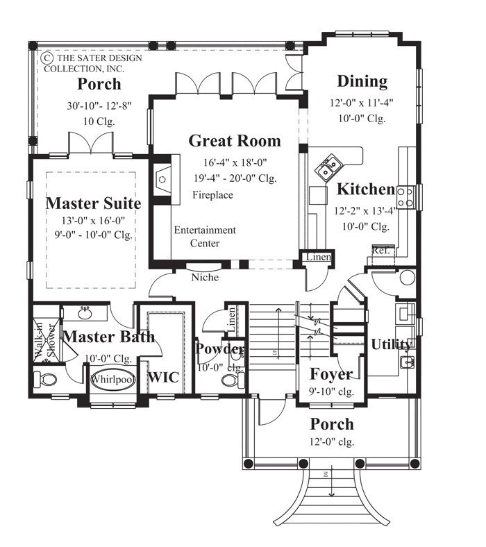 nicholas park-main level floor plan-plan #6804