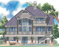 Buckhurst Lodge-Rear Elevation-Plan #6807
