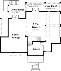 Santa Rosa-Lower Level Floor Plan- #6808