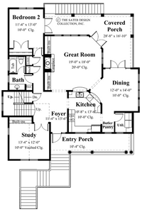 Lake Tahoe-Main Level Floor Plan-#6811