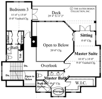 Lake Tahoe-Upper Level Floor Plan-#6811