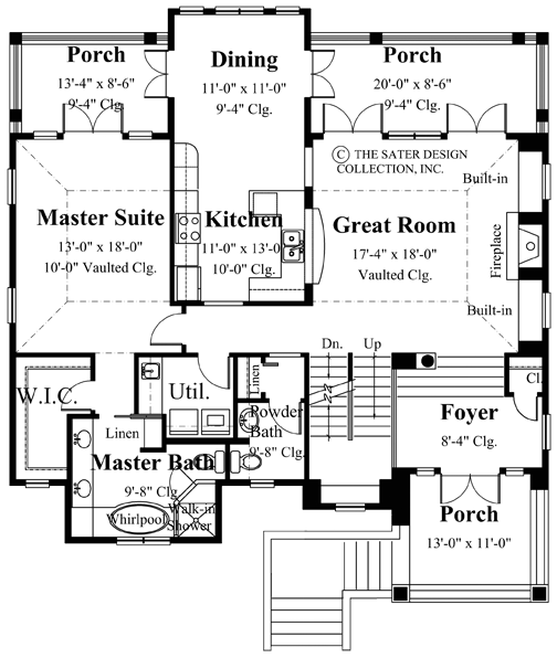 Albert Ridge-Main Level Floor Plan-#6814