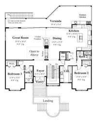 Villa Tuscano-Main Level Floor Plan-#6815