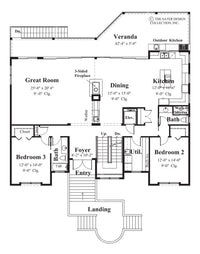 Savona Cove-Main Level Floor Plan-#6816