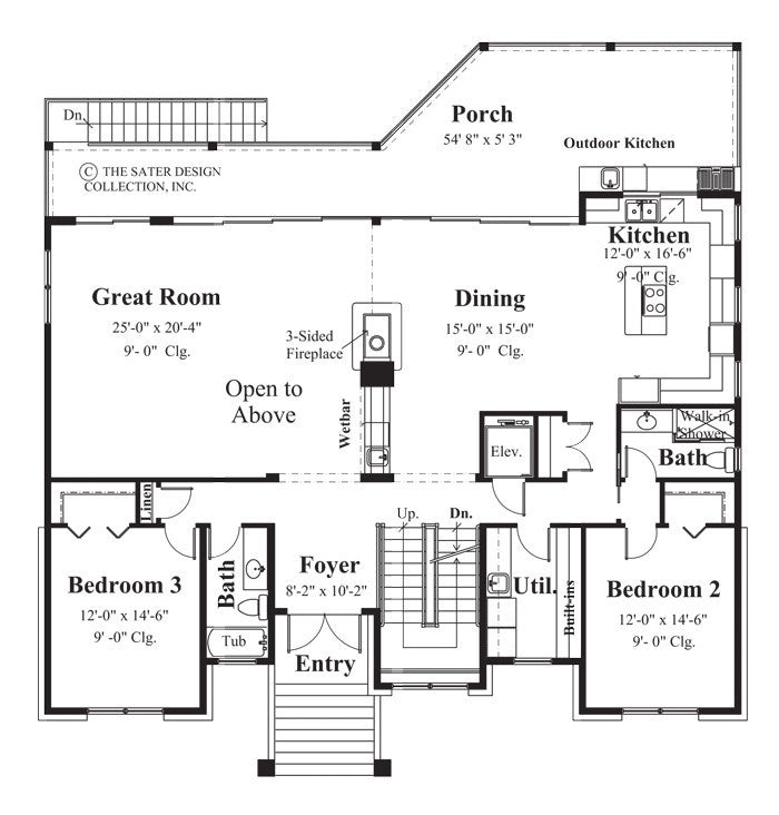 laurel ridge-main level floor plan-#6817