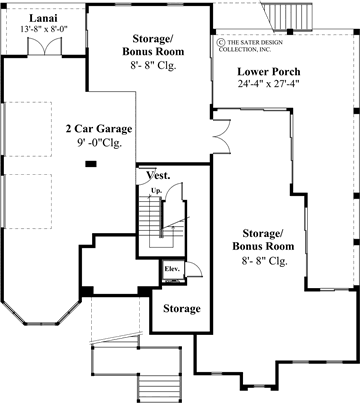 Hyatt Park- Lower Level Floor Plan -#6818