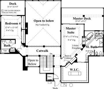 Hyatt Park- Upper Level Floor Plan -#6818