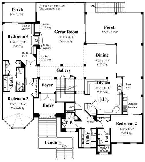 la palma-main level floor plan-#6819