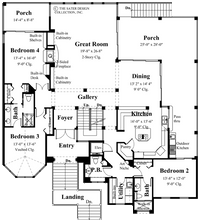 La Palma-Main Level Floor Plan-#6819