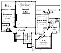 La Palma-Upper Level Floor Plan-#6819