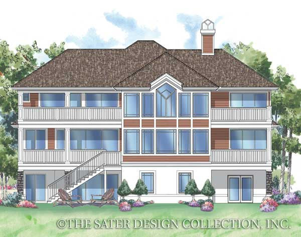 Echo Forest-Rear Elevation-Plan #6820