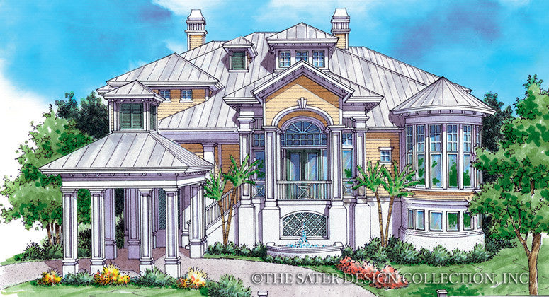 House Plan Saint Croix  Sater Design Collection