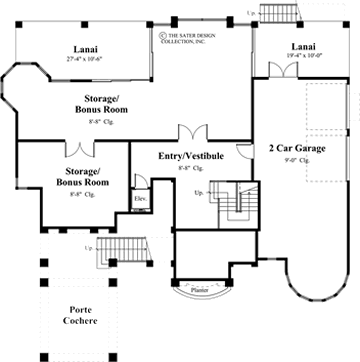 Saint Croix-Lower Level Floor Plan- #6822