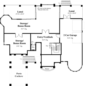 saint croix-lower level floor plan- #6822