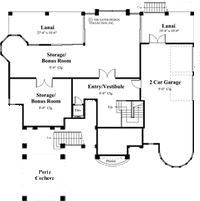 Saint Croix-Lower Level Floor Plan- #6822