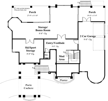 Sierra Canyon-Lower Level Floor Plan-#6823