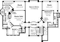 Sierra Canyon-Upper Level Floor Plan-#6823