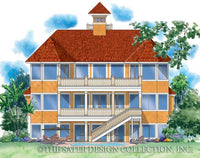 Coconut Grove-Rear Elevation-Plan #6824