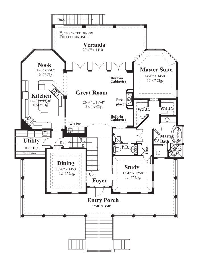 Les Anges-Main Level Floor Plan-Plan #6825