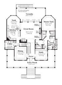 Les Anges-Main Level Floor Plan-Plan #6825