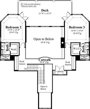 les anges-upper level floor plan-plan #6825