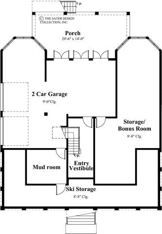 Wolf Summit-Lower Level Floor Plan-Plan 6826