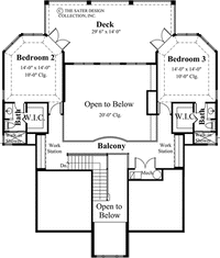 Wolf Summit-Upper Level Floor Plan-Plan 6826