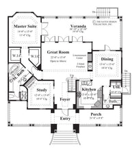Biscayne Bay - main Level Floor Plan - #6830