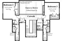 Monterrey Cove-Upper Level Floor Plan-#6831