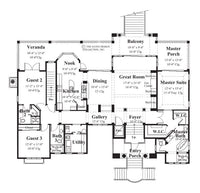 Laguna Beach-Main Level Floor Plan-#6834