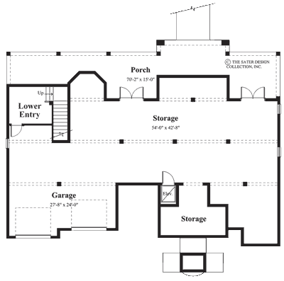 Laguna Beach-Lower Level Floor Plan-#6834