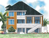 Bridgehampton-Rear Elevation-Plan #6837