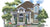 Berkeley Square Home - Front Elevation-Plan #6838